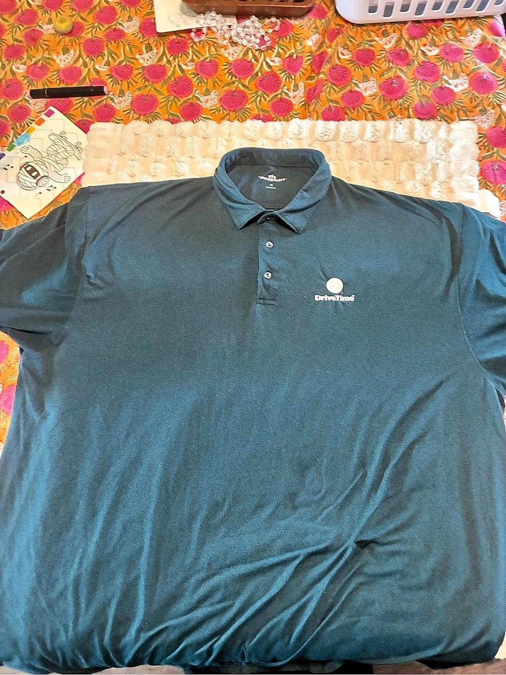 Vansport Men's Polo Blue Size 4X
